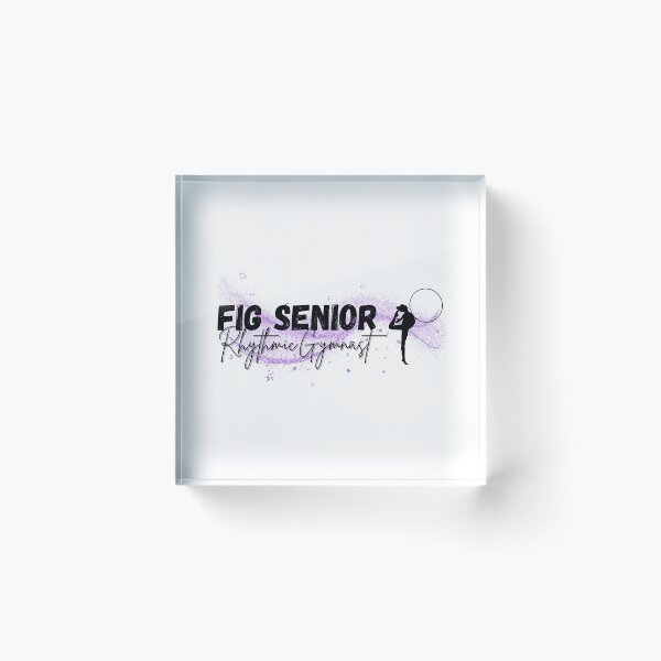Item preview, FIG Senior Rhythmic Gymnast Purple & Black designed and sold by DSurwill.