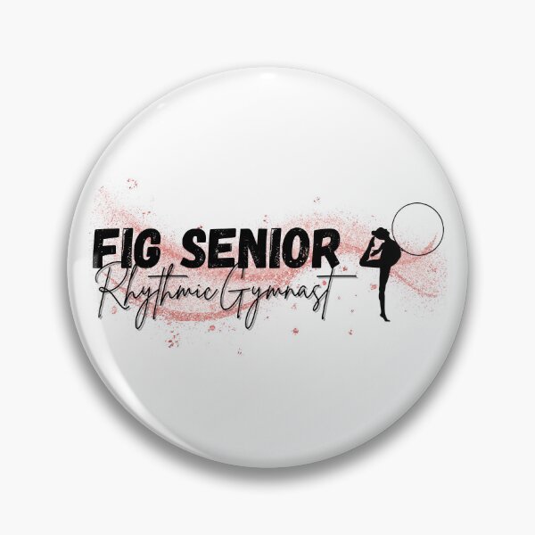 Item preview, FIG Senior Rhythmic Gymnast Pink & Black designed and sold by DSurwill.