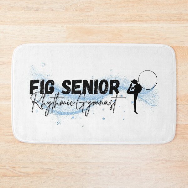 Item preview, FIG Senior Rhythmic Gymnast Blue & Black designed and sold by DSurwill.