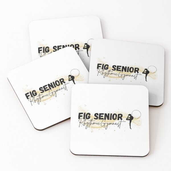Item preview, FIG Senior Rhythmic Gymnast Gold & Black designed and sold by DSurwill.