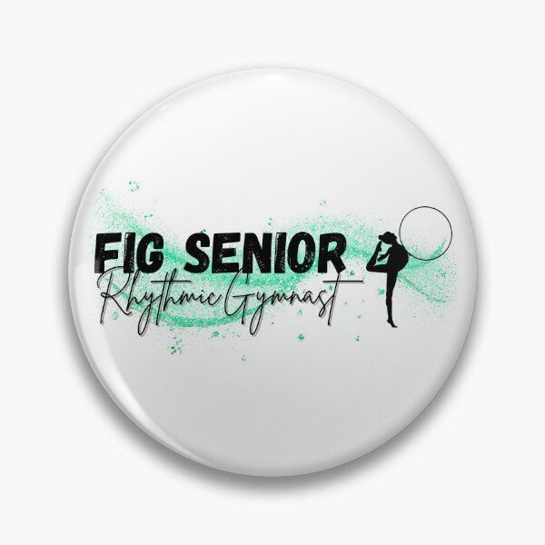 Item preview, FIG Senior Rhythmic Gymnast Green & Black designed and sold by DSurwill.