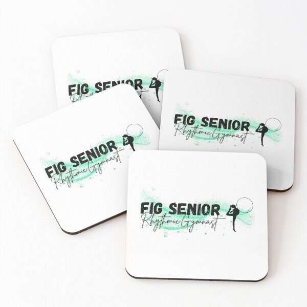 Item preview, FIG Senior Rhythmic Gymnast Green & Black designed and sold by DSurwill.