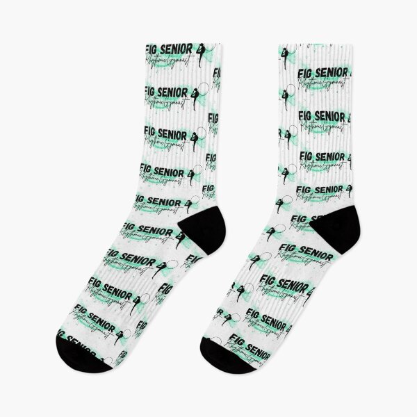 Item preview, FIG Senior Rhythmic Gymnast Green & Black designed and sold by DSurwill.