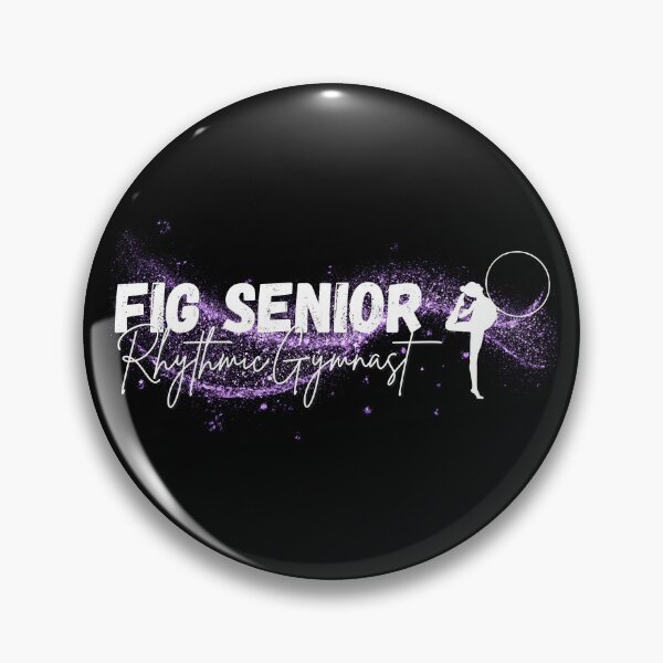 Item preview, FIG Senior Rhythmic Gymnast Purple & White designed and sold by DSurwill.