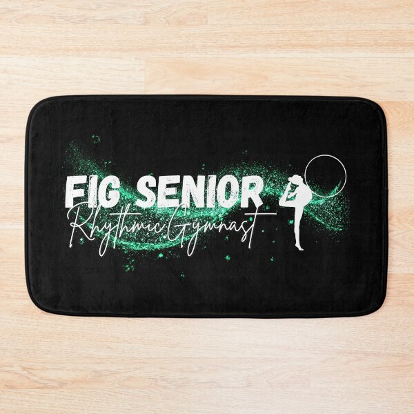 Item preview, FIG Senior Rhythmic Gymnast Green & White designed and sold by DSurwill.