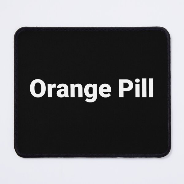 Item preview, Orange Pill designed and sold by Text-based T-Shirts and Gifts.