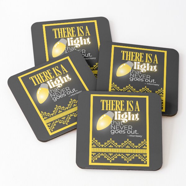 Item preview, Morrissey 'There is a Light' Christmas Print designed and sold by BattlestarEclectica.