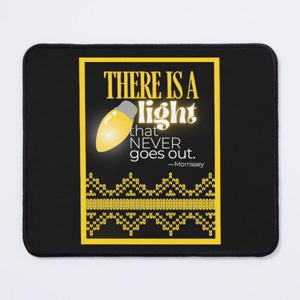 Item preview, Morrissey 'There is a Light' Christmas Print designed and sold by BattlestarEclectica.