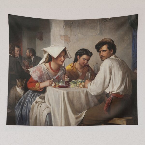 Item preview, Carl Bloch : In a Roman Osteria (1866) designed and sold by YNTDigitalHouse.
