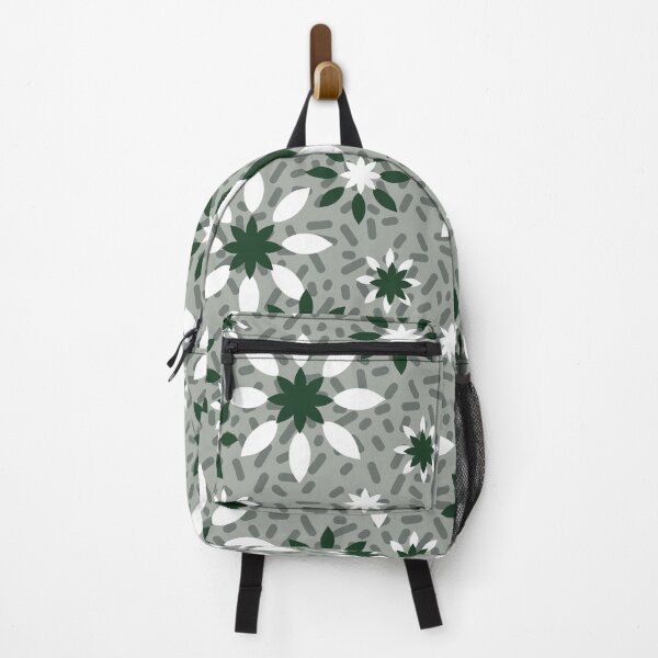 Item preview, White and Green Floral designed and sold by Ravenbluff.