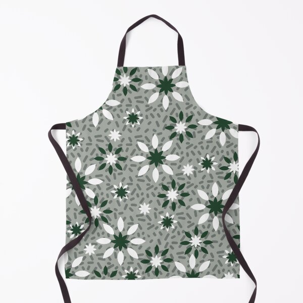 Item preview, White and Green Floral designed and sold by Ravenbluff.