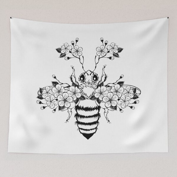 Item preview, Bee with contoured sakura designed and sold by Blackmoon9.