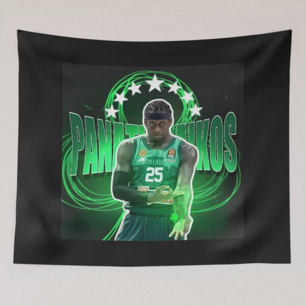 Item preview, Panathinaikos Basketball 7 stars - Champions of Europe 2024 - Kendrick Nunn designed and sold by Kouanto_artshop.