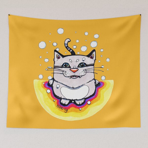Item preview, Cozy Cat Snow designed and sold by Kiekeboekat.