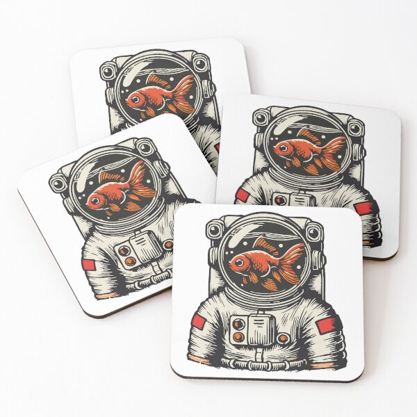 Item preview, Astronaut with Fishbowl Helmet – Quirky Space Design designed and sold by Ingo Menhard.
