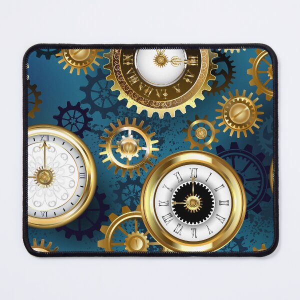 Item preview, Seamless turquoise with gold watch designed and sold by Blackmoon9.