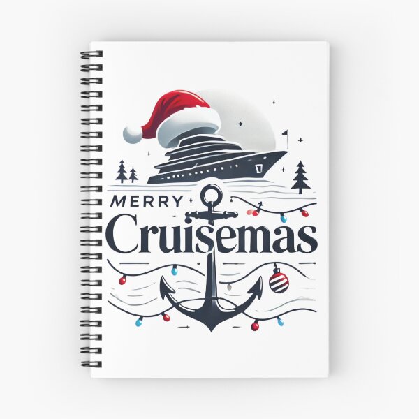 Item preview, Merry Cruisemas Holiday Nautical Design with Santa Hat designed and sold by Bankza.