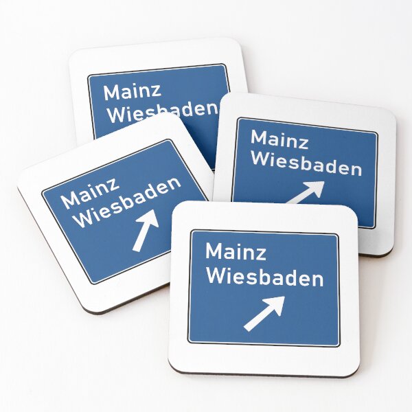 Item preview, Mainz Wiesbaden Blue Signage designed and sold by RvinJo8.