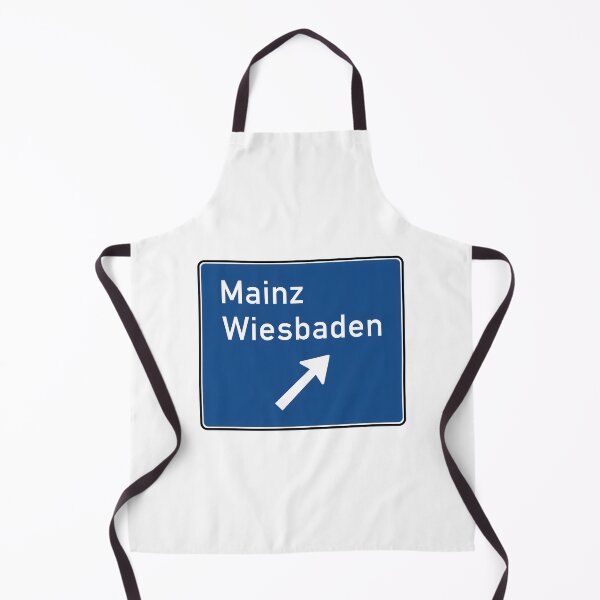 Item preview, Mainz Wiesbaden Blue Signage designed and sold by PING 999 STUDIO.