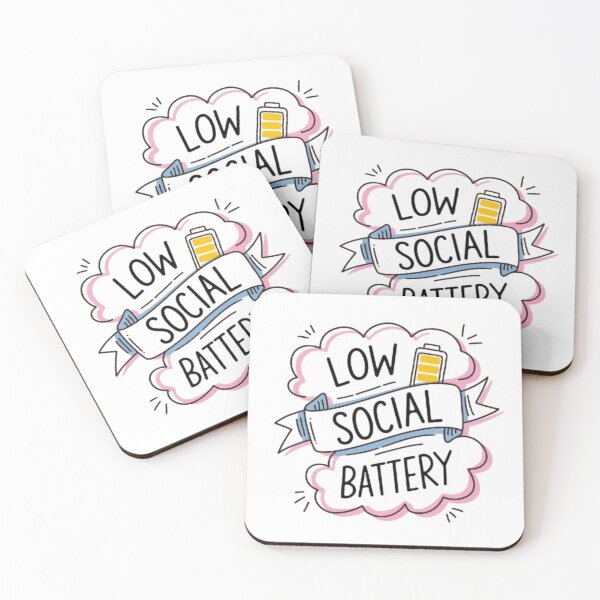 Item preview, Low Social Battery designed and sold by 123ks.