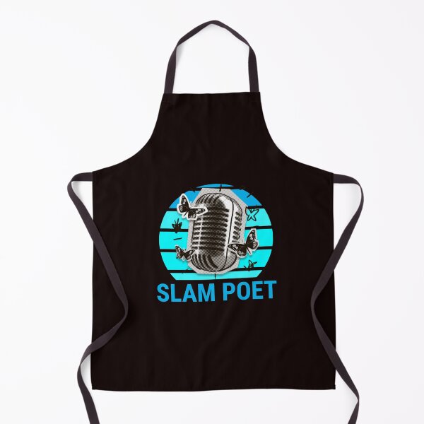 Item preview, Slam Poet blue butterflies poetry microphone designed and sold by stuffaf.