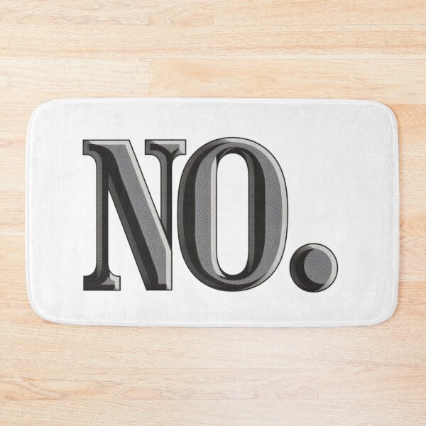 Item preview, NO. Period Statement Typography designed and sold by SpendieSellers.