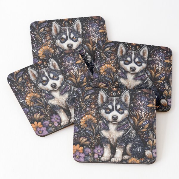 Item preview, Aboriginal Husky Art designed and sold by Nocturne  Paws.