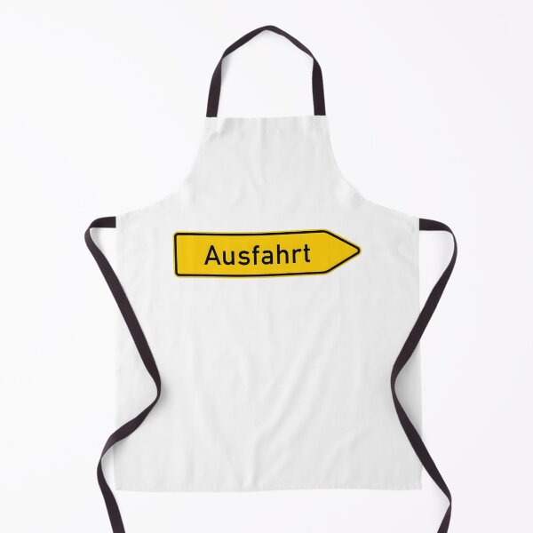 Item preview, Ausfahrt Yellow German Signage designed and sold by RvinJo8.