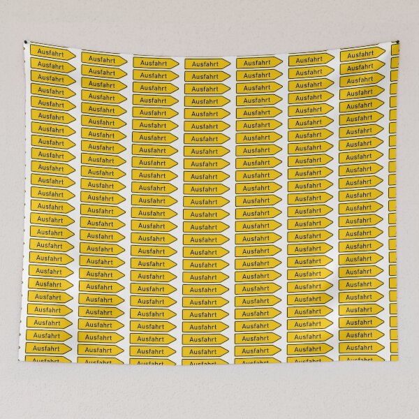 Item preview, Ausfahrt Yellow German Signage designed and sold by RvinJo8.