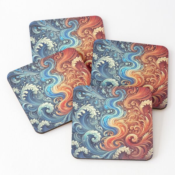 Item preview, Fusion of Fire and Water designed and sold by TeslaSt0re.