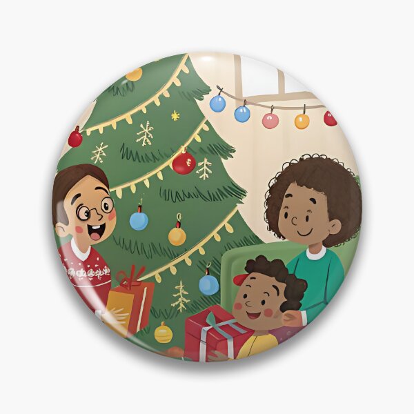 Item preview, Heartwarming Family Christmas Tree Sticker designed and sold by FluffyPeels.
