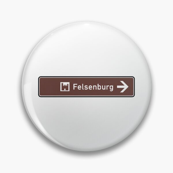Item preview, Felsenburg Tourist German Signage designed and sold by PING 999 STUDIO.