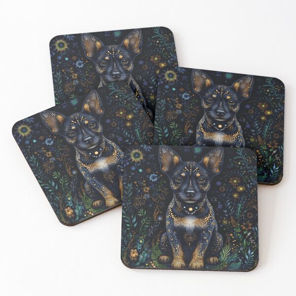 Item preview, Aboriginal Cattle Dog Art designed and sold by Nocturne  Paws.
