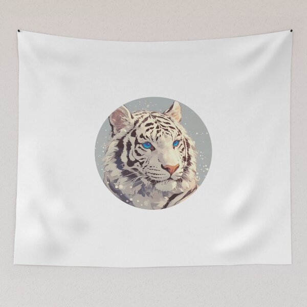 Item preview, Cute White Tiger designed and sold by SMARTKIT  DESIGNAGENCY.