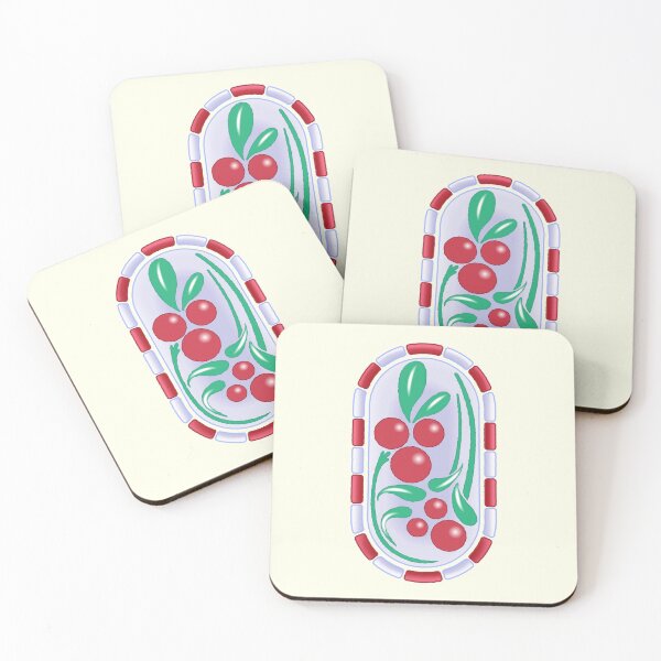 Item preview, Floral and Red Fruit Art Nouveau designed and sold by Athicha44.