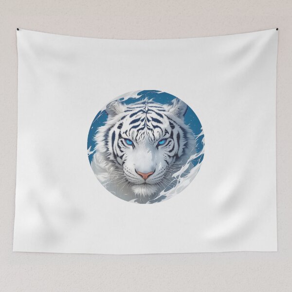 Item preview, Cute White Tiger designed and sold by SMARTKIT  DESIGNAGENCY.
