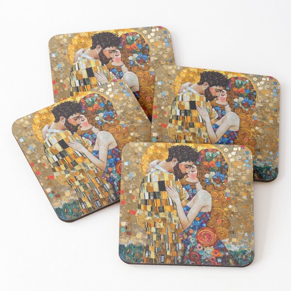 Item preview, The Kiss A Modern Twist on Klimt's Classic designed and sold by daila70.