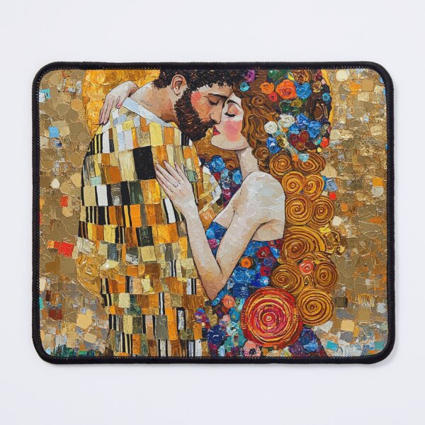 Item preview, The Kiss A Modern Twist on Klimt's Classic designed and sold by daila70.