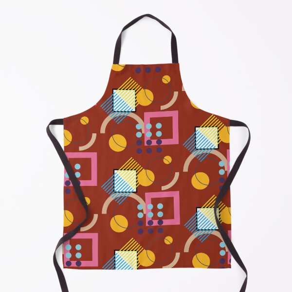 Item preview, A vibrant abstract design composed of overlapping geometric shapes, including circles, squares, and stripes. designed and sold by Wantanadesign.