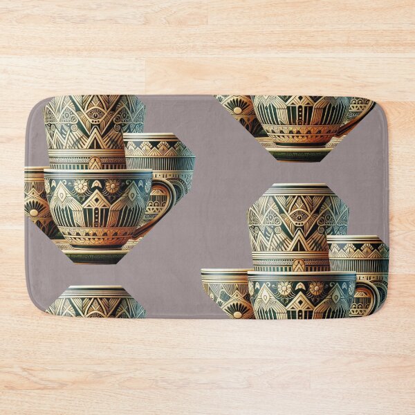 Item preview, Ancient Egypt Inspired Coffee Mug Pattern in Diamond Shape designed and sold by MigWhimsy.