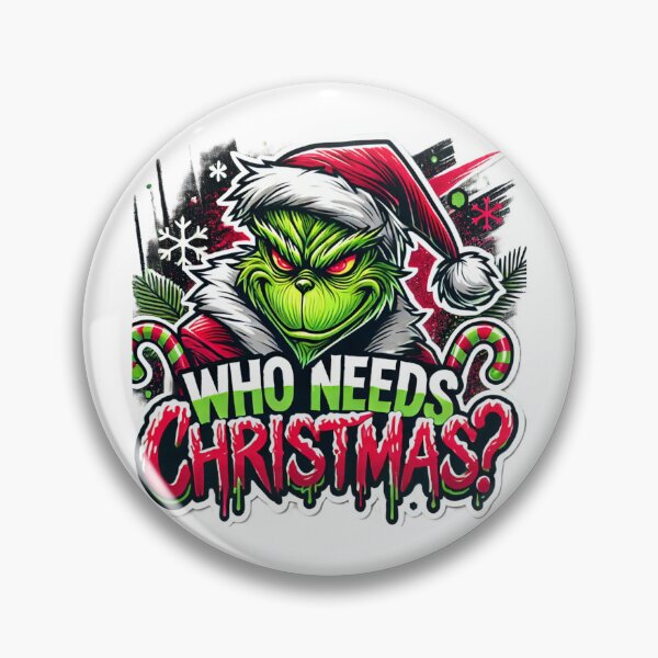 Item preview, Who Needs Christmas? - Edgy Holiday Sticker designed and sold by WooshiArt.