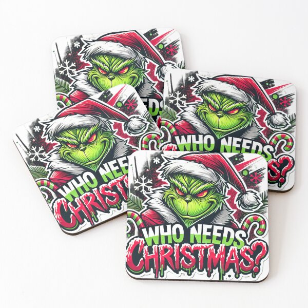 Item preview, Who Needs Christmas? - Edgy Holiday Sticker designed and sold by WooshiArt.