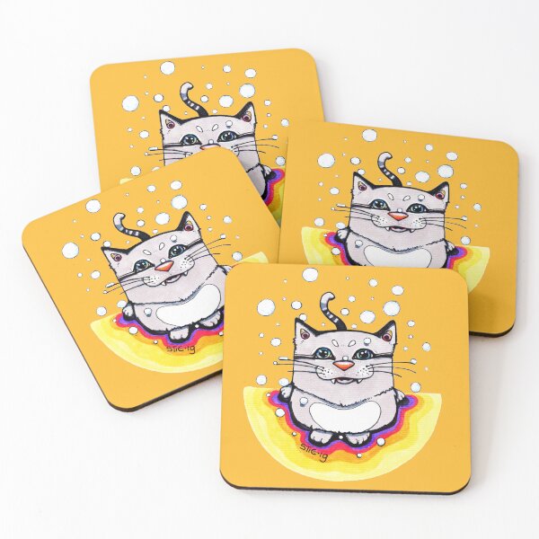 Item preview, Cozy Cat Snow designed and sold by Kiekeboekat.
