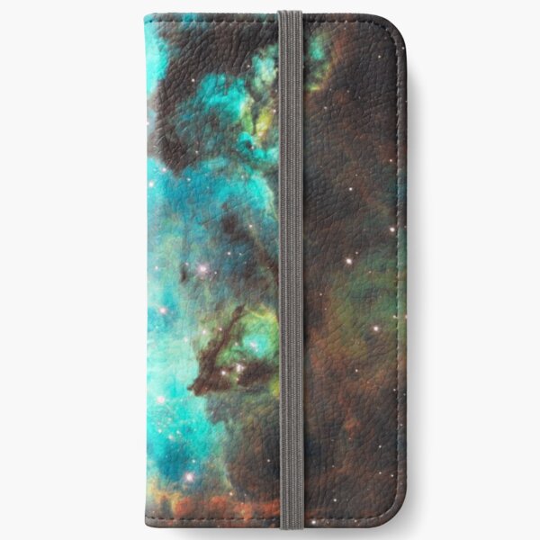 Green Galaxy iPhone Wallet