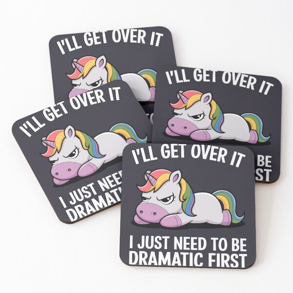 Item preview, Sassy Unicorn Design - I'll Get Over It, Just Need to Be Dramatic designed and sold by Jblessed.
