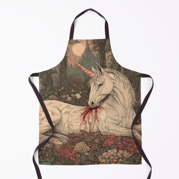 Item preview, Wounded Unicorn in Enchanted Forest designed and sold by LonesomeKnight.