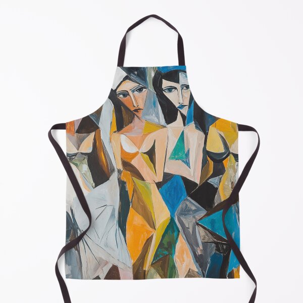Item preview, Les Demoiselles Reimagined A Contemporary Tribute to Picasso Iconic Cubism designed and sold by daila70.