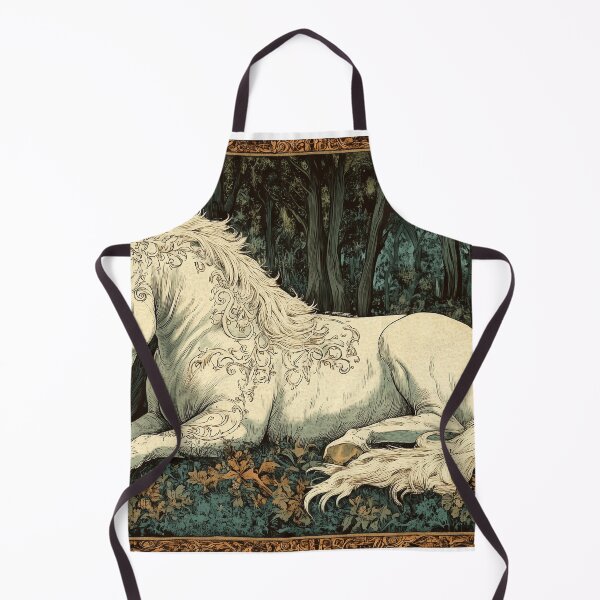 Item preview, Wounded Unicorn on Ornate Carpet designed and sold by LonesomeKnight.