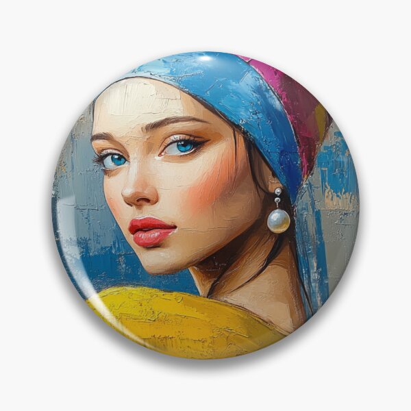Item preview, Girl with a Pearl Earring  Modern Interpretation in Contemporary Art designed and sold by daila70.