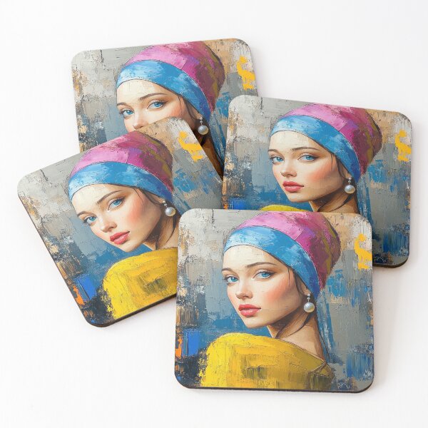 Item preview, Girl with a Pearl Earring  Modern Interpretation in Contemporary Art designed and sold by daila70.